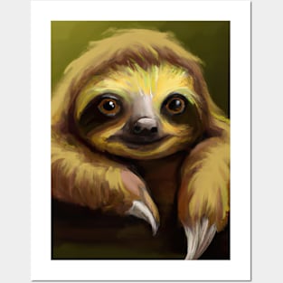 Baby Sloth Posters and Art